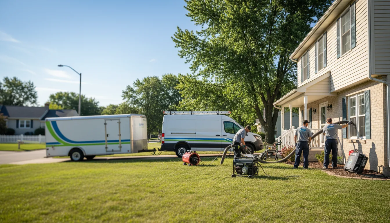 Flooded Basement Restoration And Cleanup With Repair in Paxico, KS near me